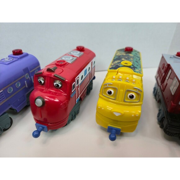 Chuggington Lot Of 8 Learning Curve 2010 Interactive Trains - Untested - Picture 2 of 16